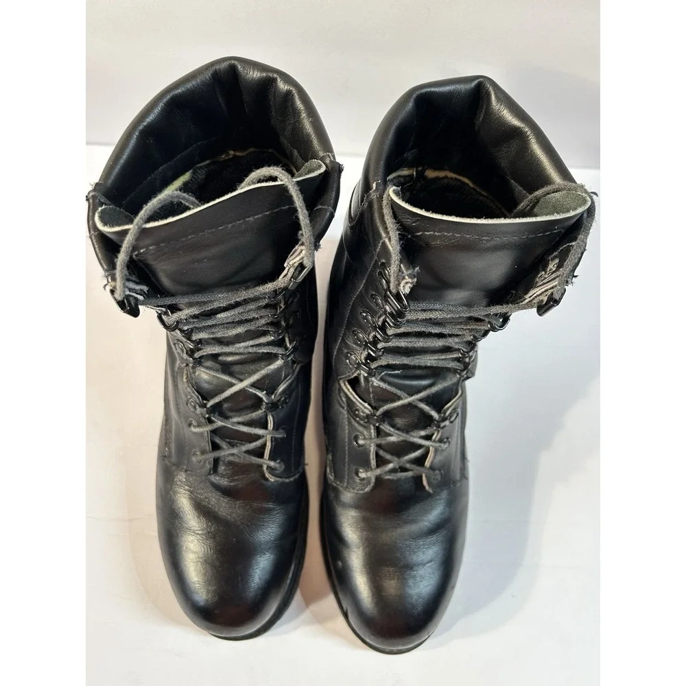 Red Wing 4475 Firefighter Boots Men's 9.5W Black Leather USA NFPA Vibram